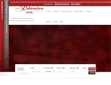 Tablet Screenshot of bikehotel.com